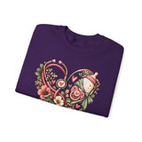 Nurse Mom Sweatshirt — Nurse by Day, Mom Always Floral Crewneck