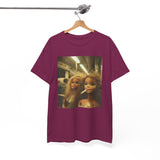 Funny Disgusting Doll face Meme Smoking T-Shirt
