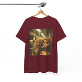 Funny Disgusting Doll face Meme Smoking T-Shirt