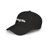 Nursing Life Cap — Embroidered Red Low-Profile Baseball Hat for Nurses