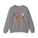 Nurse Mom Sweatshirt — Nurse by Day, Mom Always Floral Crewneck