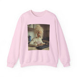 Barbie Sweatshirt — Retro Barbie at Keyboard Photo Print