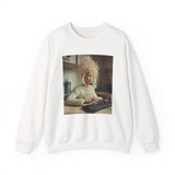 Barbie Sweatshirt — Retro Barbie at Keyboard Photo Print