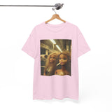 Funny Disgusting Doll face Meme Smoking T-Shirt