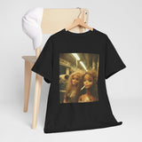 Funny Disgusting Doll face Meme Smoking T-Shirt