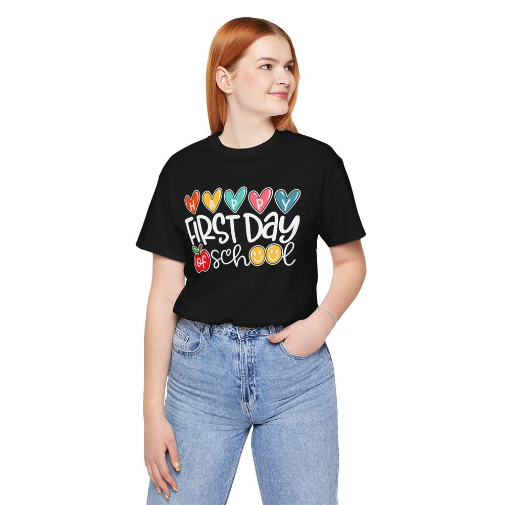 First Day of School teacher shirt graphic tee – image 5