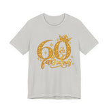 60th Birthday Shirt in Silver