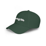Nursing Life Cap — Embroidered Red Low-Profile Baseball Hat for Nurses