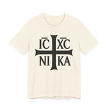 IC XC NIKA Orthodox cross shirt in Natural by Peckwear