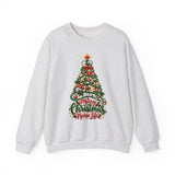 Nurse Christmas Sweatshirt — Merry Christmas Nurse Life Stethoscope Tree