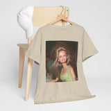 Vintage Doll Portrait Tee — Retro Glam Meme T-Shirt