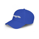 Nursing Life Cap — Embroidered Red Low-Profile Baseball Hat for Nurses