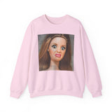 Barbie Girl Meme Sweatshirt — Funny Doll Face Graphic
