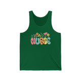 Flower Nurse Tank Top: Medical Professional Apparel