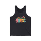 Flower Nurse Tank Top: Medical Professional Apparel