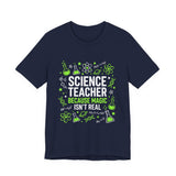Funny Science Teacher Shirt in Navy