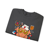 Thanksgiving Nurse Sweatshirt — Thankful Nurse Turkey Crewneck