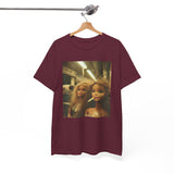 Funny Disgusting Doll face Meme Smoking T-Shirt