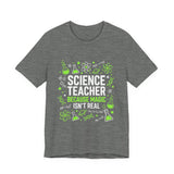 Funny Science Teacher Shirt in Deep Heather