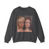 Funny Retro Doll Face Crewneck Sweatshirt — BARBIE Sweatshirt