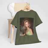 Vintage Doll Portrait Tee — Retro Glam Meme T-Shirt