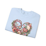 Nurse Mom Sweatshirt — Nurse by Day, Mom Always Floral Crewneck
