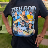 Custom fishing shirt printed in the USA on cotton