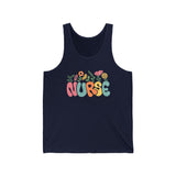 Flower Nurse Tank Top: Medical Professional Apparel