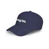 Nursing Life Cap — Embroidered Red Low-Profile Baseball Hat for Nurses