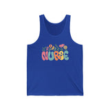 Flower Nurse Tank Top: Medical Professional Apparel