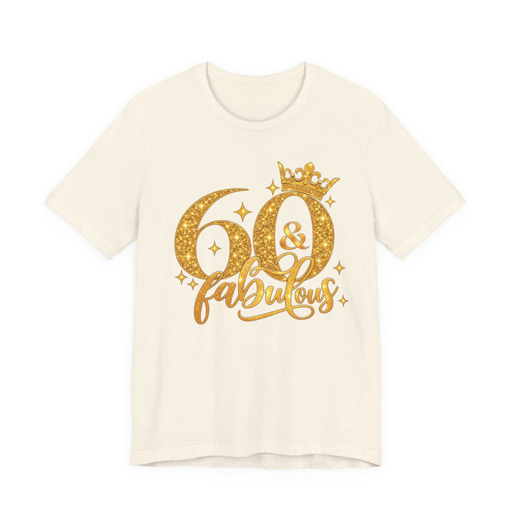 60th Birthday Shirt in Natural