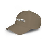 Nursing Life Cap — Embroidered Red Low-Profile Baseball Hat for Nurses