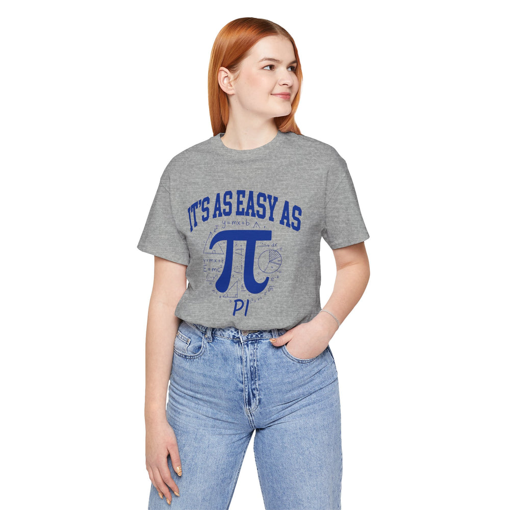 Easy as Pi math teacher shirt graphic tee – image 6