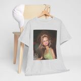 Vintage Doll Portrait Tee — Retro Glam Meme T-Shirt