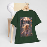 Protest Scene Meme Tee — Girl Running Through Riot Photo Print