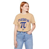 Easy as Pi math teacher shirt graphic tee – image 3