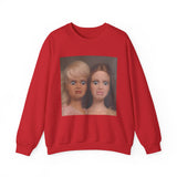 Funny Retro Doll Face Crewneck Sweatshirt — BARBIE Sweatshirt