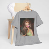 Vintage Doll Portrait Tee — Retro Glam Meme T-Shirt