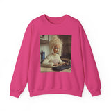 Barbie Sweatshirt — Retro Barbie at Keyboard Photo Print