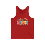 Flower Nurse Tank Top: Medical Professional Apparel