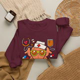 Thanksgiving Nurse Sweatshirt — Thankful Nurse Turkey Crewneck