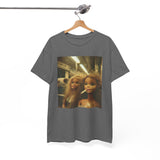 Funny Disgusting Doll face Meme Smoking T-Shirt