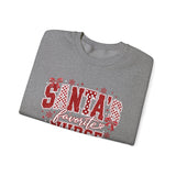 Santa's Favorite Nurse Sweatshirt — Christmas Stethoscope Heart Crewneck