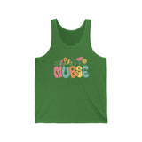 Flower Nurse Tank Top: Medical Professional Apparel