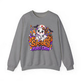 Halloween Nurse Sweatshirt — Spooky Nurse Crew Ghost Crewneck