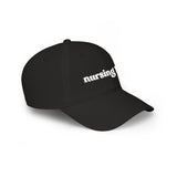 Nursing Life Cap — Embroidered Red Low-Profile Baseball Hat for Nurses