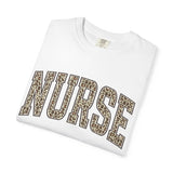 Retro Leopard Nurse Shirt - T-Shirt for nurses