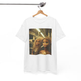 Funny Disgusting Doll face Meme Smoking T-Shirt