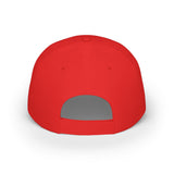 Nursing Life Cap — Embroidered Red Low-Profile Baseball Hat for Nurses