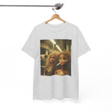 Funny Disgusting Doll face Meme Smoking T-Shirt